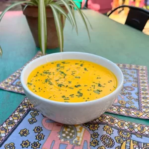 Sopa de Zanahorias y Jengibre